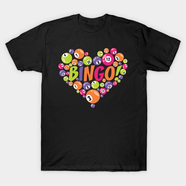 Love Playing Bingo T-Shirt by AngelBeez29